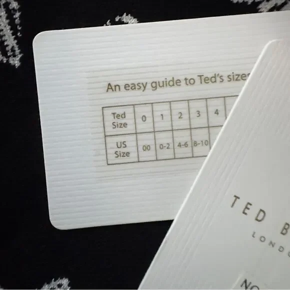 Ted Baker Naomyy Floral Jacquard Dress Mini A-Line Sleeveless round neck zip up - Picture 10 of 13